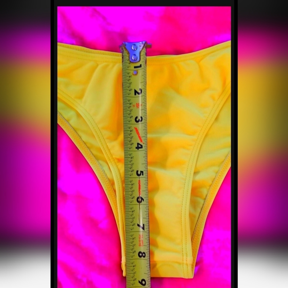 Yellow Triangle Bikini Set - Picture 4 of 7